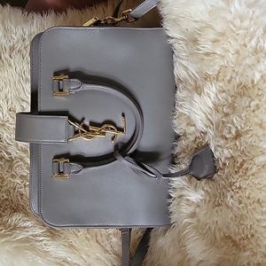 Saint Laurent Monogram Calfskin Baby Cabas Tote